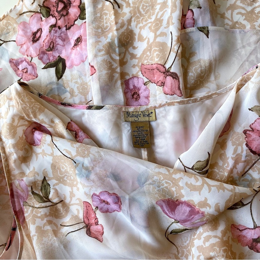 Vintage Y2K Pink Cowl Neck Maxi Dress - Picture 10 of 10